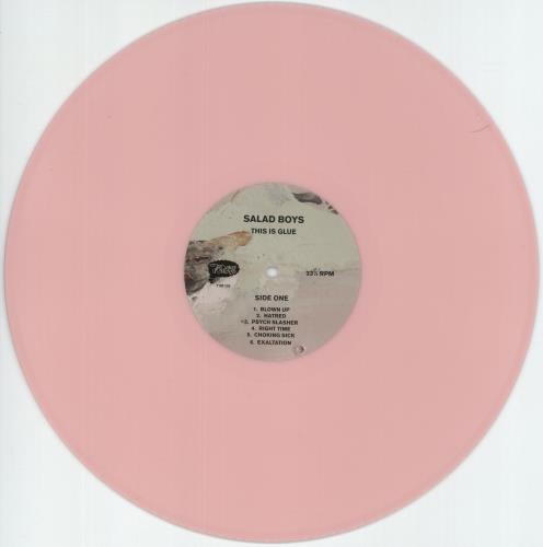 Salad Boys This Is Glue - Pink Vinyl vinyl LP album (LP record) US 9G0LPTH872271
