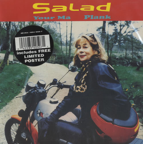 Salad Your Ma + Poster 7" vinyl single (7 inch record / 45) UK SAA07YO54549