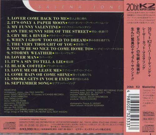 Salena Jones By Request CD album (CDLP) Japanese SJ1CDBY829650