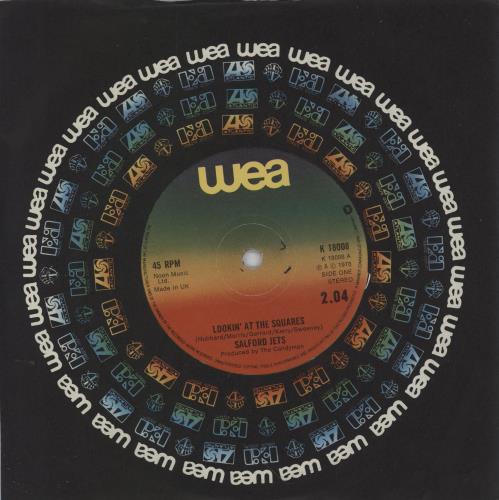 Salford Jets Lookin' At The Squares 7" vinyl single (7 inch record / 45) UK 0BY07LO752991