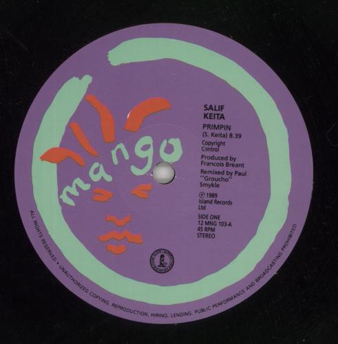 Salif Keita Primpin 12" vinyl single (12 inch record / Maxi-single) UK SLF12PR499563