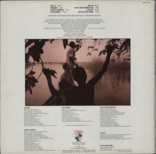 Salif Keita Soro vinyl LP album (LP record) UK SLFLPSO498264