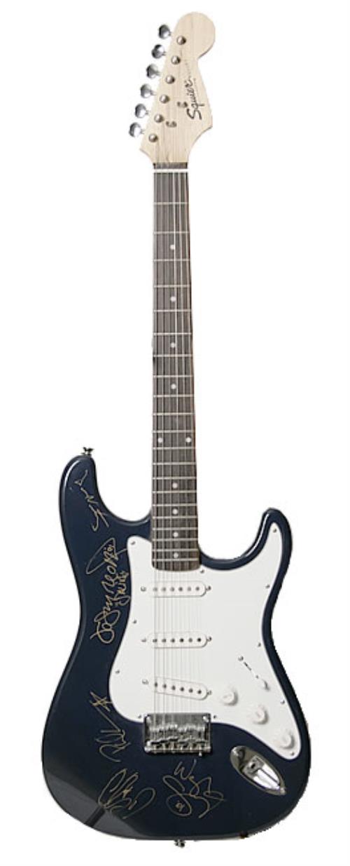 Saliva Autographed Squier Bullet Guitar guitar US AIVGTAU505381