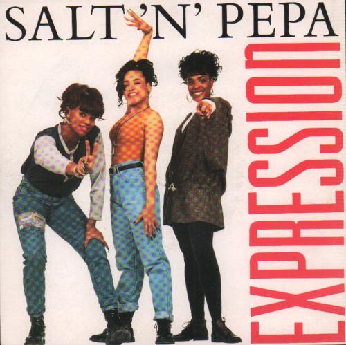 Salt N Pepa Expression - 1992 issue 7" vinyl single (7 inch record / 45) UK S-P07EX654844