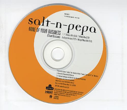 Salt N Pepa None Of Your Business CD single (CD5 / 5") US S-PC5NO84673
