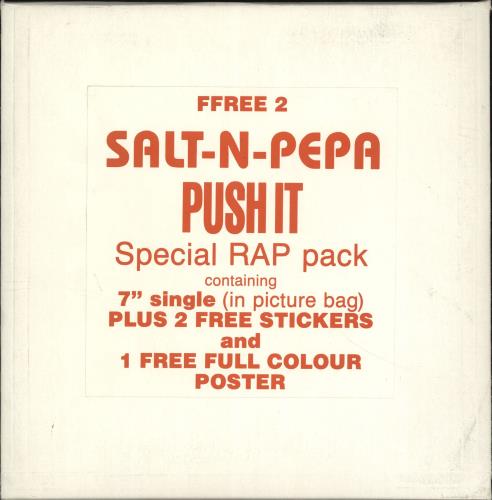 Salt N Pepa Push It 7" vinyl single (7 inch record / 45) UK S-P07PU193832
