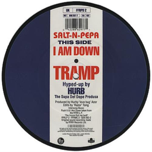 Salt N Pepa Push It 7" vinyl picture disc (7 inch picture disc single) UK S-P7PPU379555