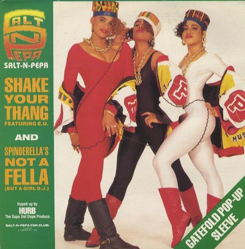 Salt N Pepa Shake Your Thang 7" vinyl single (7 inch record / 45) UK S-P07SH105482