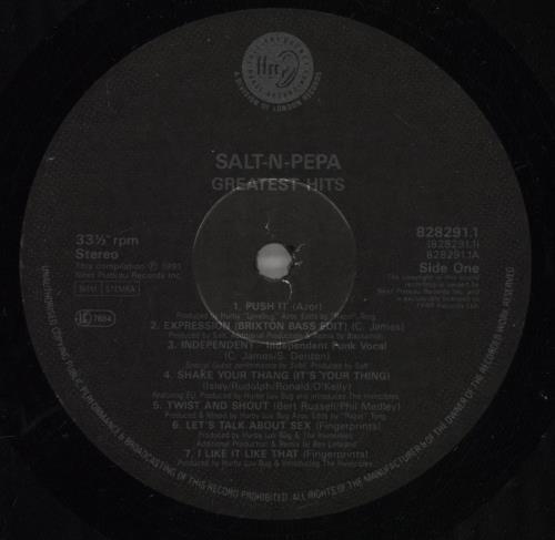 Salt N Pepa The Greatest Hits vinyl LP album (LP record) UK S-PLPTH458412