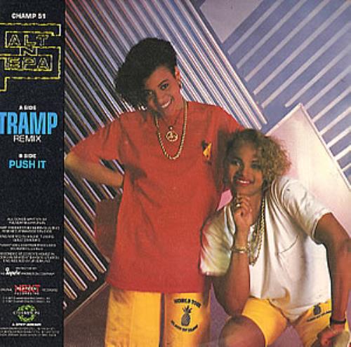 Salt N Pepa Tramp 7" vinyl single (7 inch record / 45) UK S-P07TR294285