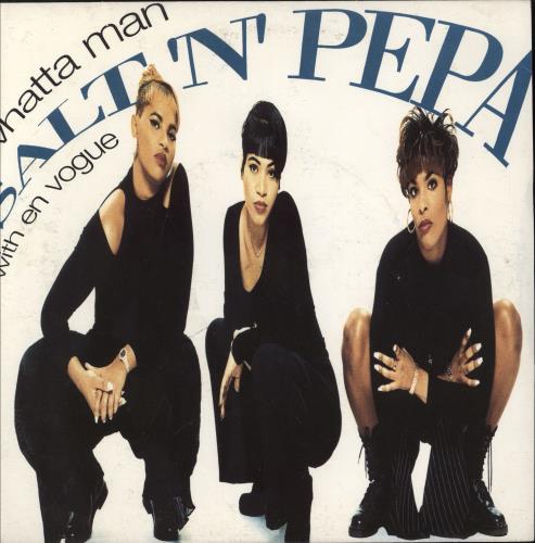 Salt N Pepa Whatta Man 7" vinyl single (7 inch record / 45) UK S-P07WH768813