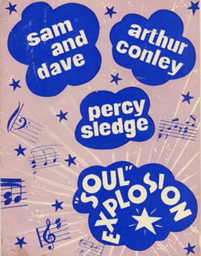 Sam & Dave Soul Explosion tour programme UK SXDTRSO311439
