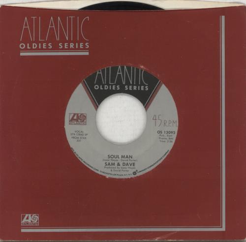 Sam & Dave Soul Man 7" vinyl single (7 inch record / 45) US SXD07SO805431
