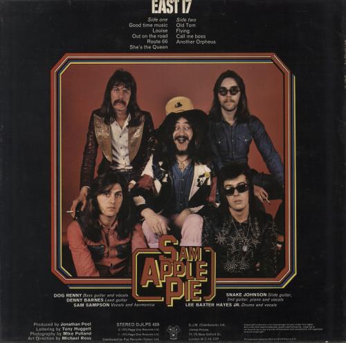 Sam Apple Pie East 17 - Red Vinyl vinyl LP album (LP record) UK S1QLPEA792830