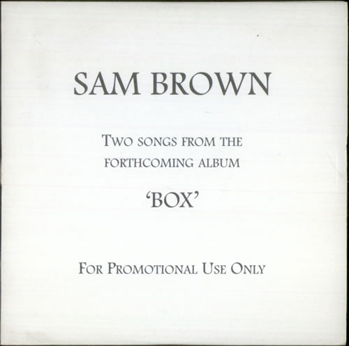 Sam Brown Box - Sampler CD single (CD5 / 5") UK BWNC5BO99209