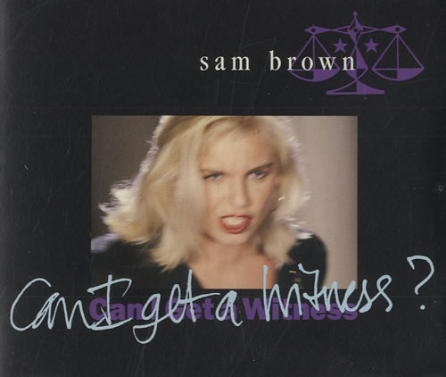 Sam Brown Can I Get A Witness? CD single (CD5 / 5") UK BWNC5CA41163
