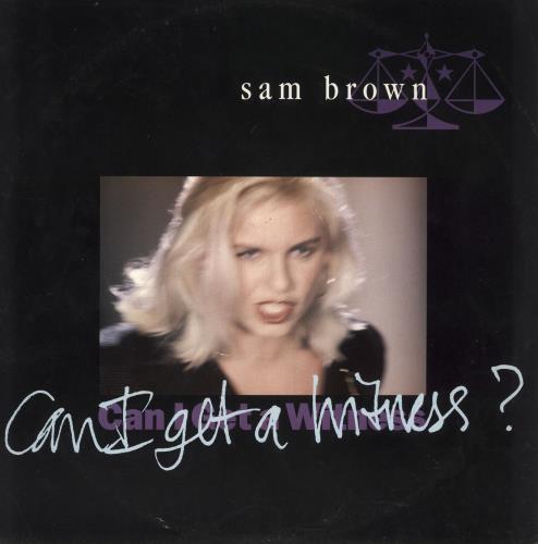 Sam Brown Can I Get A Witness 12" vinyl single (12 inch record / Maxi-single) UK BWN12CA743861