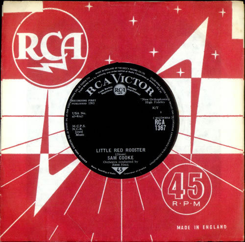 Sam Cooke Little Red Rooster 7" vinyl single (7 inch record / 45) UK SAK07LI511274