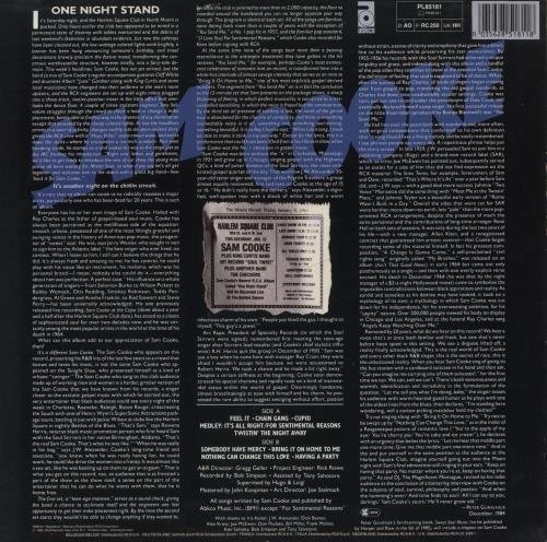 Sam Cooke Live At The Harlem Square, 1963 - EX vinyl LP album (LP record) Italian SAKLPLI795971