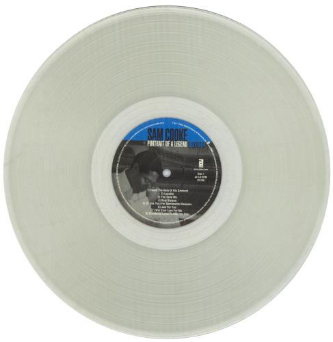 Sam Cooke Portrait Of A Legend 1951-1964 - Clear Vinyl 2-LP vinyl record set (Double LP Album) UK SAK2LPO817779