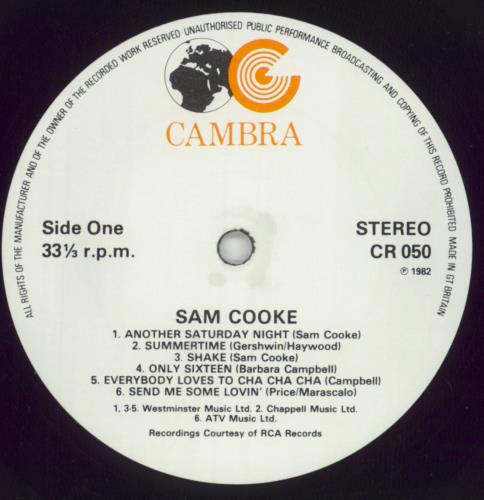 Sam Cooke Sam Cooke 2-LP vinyl record set (Double LP Album) UK SAK2LSA665269
