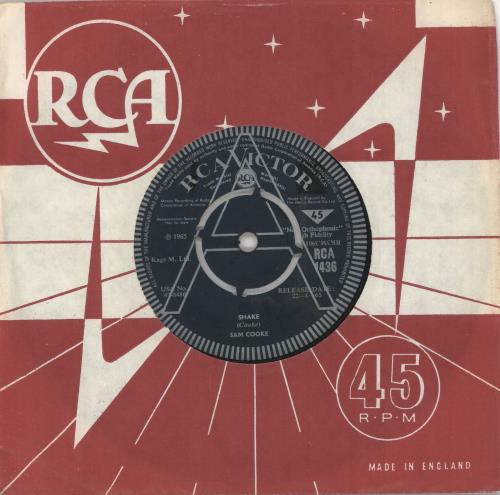 Sam Cooke Shake - Demo 7" vinyl single (7 inch record / 45) UK SAK07SH732982