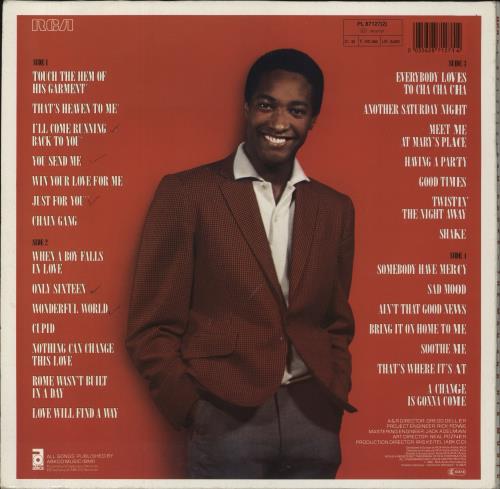Sam Cooke The Man And His Music - Hype Sticker - EX 2-LP vinyl record set (Double LP Album) German SAK2LTH789984