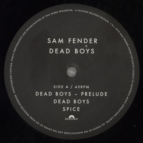 Sam Fender Dead Boys EP 12" vinyl single (12 inch record / Maxi-single) UK 0BN12DE798234