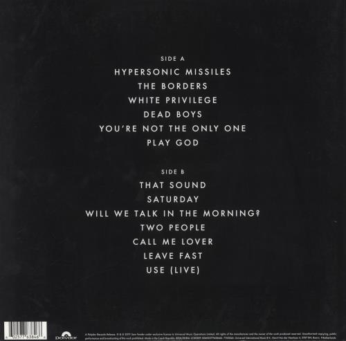 Sam Fender Hypersonic Missiles - Black & Night Cornetto Vinyl vinyl LP album (LP record) UK 0BNLPHY835742