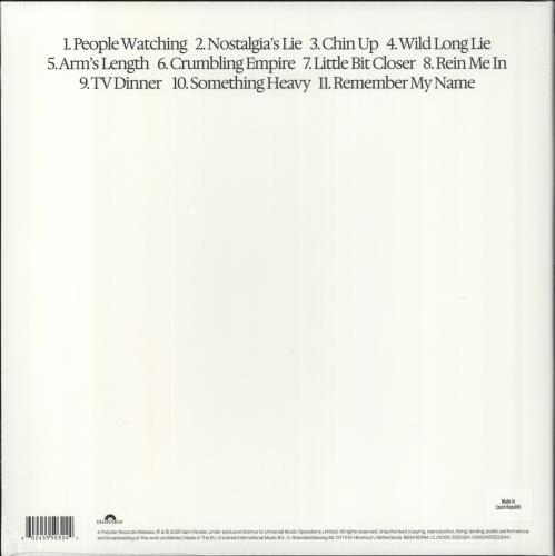 Sam Fender People Watching - Black & White Striped Vinyl + Autographed Art Card - Sealed vinyl LP album (LP record) UK 0BNLPPE863582