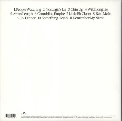 Sam Fender People Watching - Black Vinyl vinyl LP album (LP record) UK 0BNLPPE881429