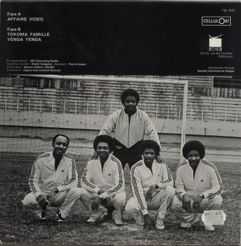 Sam Mangwana Affaire Video vinyl LP album (LP record) French 8A7LPAF881661