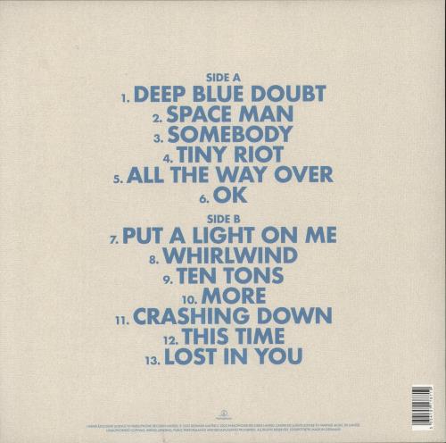 Sam Ryder There's Nothing But Space, Man! - Blue Vinyl - Autographed vinyl LP album (LP record) UK 5C6LPTH875128