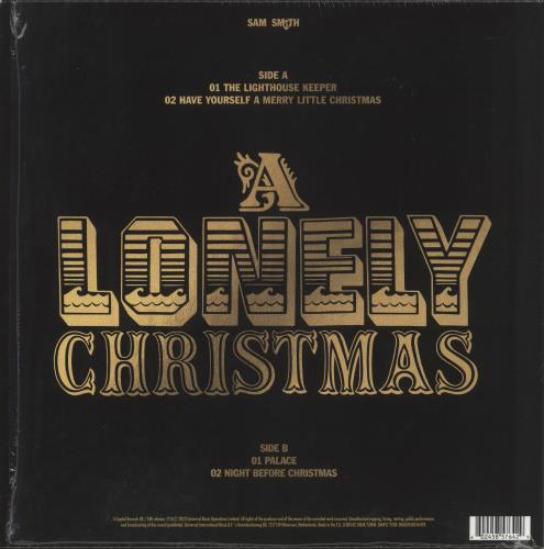 Sam Smith A Lonely Christmas - White Vinyl 12" vinyl single (12 inch record / Maxi-single) UK XCM12AL882312