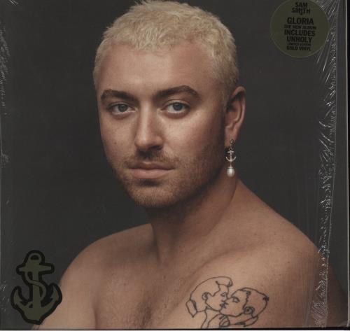 Sam Smith Gloria - Gold Vinyl + Signed Art Card vinyl LP album (LP record) UK XCMLPGL881391