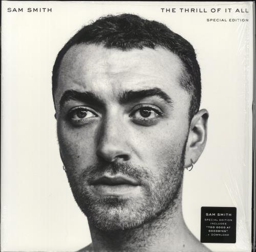 Sam Smith The Thrill Of It: Special Edition - White Vinyl - Opened Shrink with Sticker 2-LP vinyl record set (Double LP Album) UK XCM2LTH881318