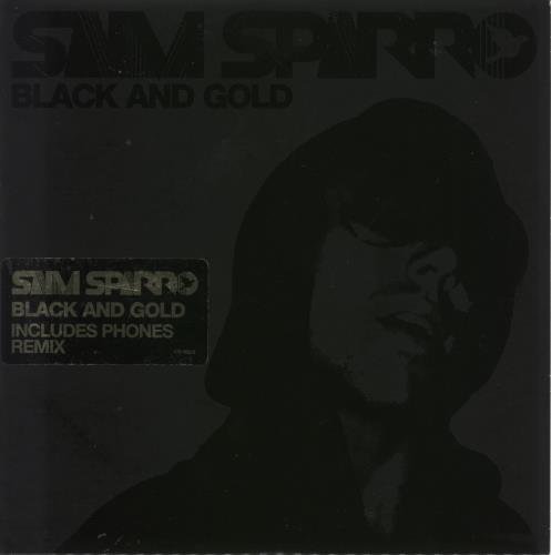 Sam Sparro Black And Gold 7" vinyl single (7 inch record / 45) UK S1P07BL708722