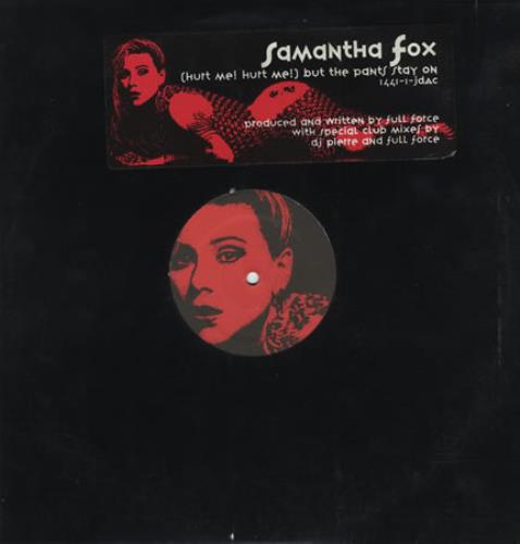 Samantha Fox But The Pants Stay On 12" vinyl single (12 inch record / Maxi-single) US FOX12BU08106