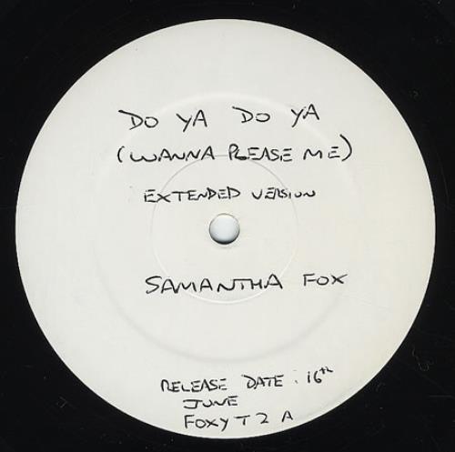 Samantha Fox Do Ya Do Ya (wanna Please Me) 12" vinyl single (12 inch record / Maxi-single) UK FOX12DO16092