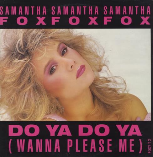 Samantha Fox Do Ya Do Ya - No Poster 12" vinyl single (12 inch record / Maxi-single) UK FOX12DO97430