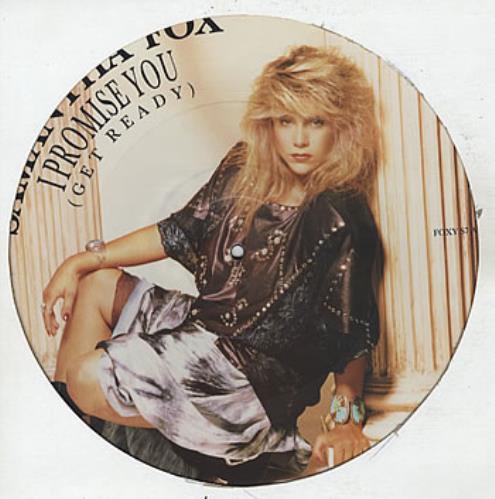 Samantha Fox I Promise You 12" vinyl picture disc (12 inch picture record) UK FOX2PIP16099