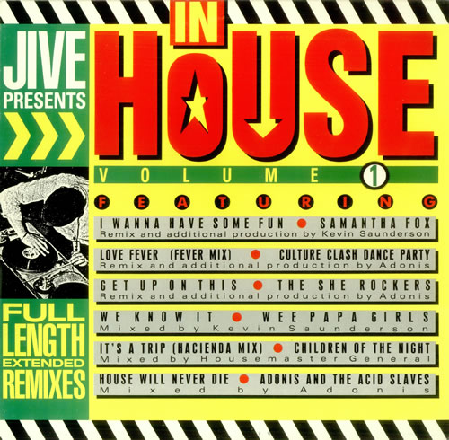 Samantha Fox In-House Volume 1 vinyl LP album (LP record) US FOXLPIN456768