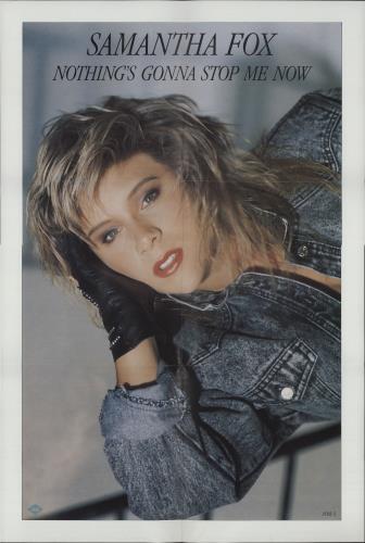Samantha Fox Nothing's Gonna Stop Me Now 12" vinyl single (12 inch record / Maxi-single) UK FOX12NO16100