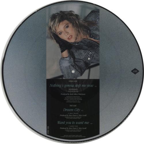 Samantha Fox Nothing's Gonna Stop Me Now 12" vinyl picture disc (12 inch picture record) UK FOX2PNO46194