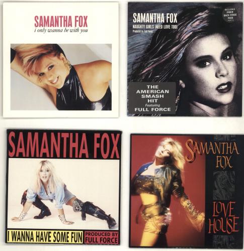 Samantha Fox Seven Inch Single Bundle - Ten 7" vinyl single (7 inch record / 45) UK FOX07SE690094
