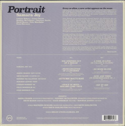 Samara Joy Portrait - Sealed vinyl LP album (LP record) UK 6GOLPPO879722