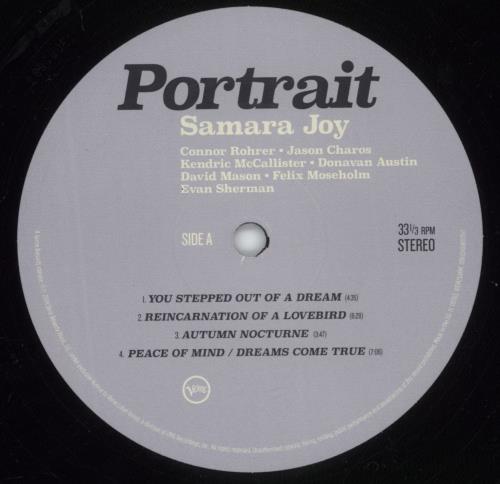 Samara Joy Portrait vinyl LP album (LP record) UK 6GOLPPO881754