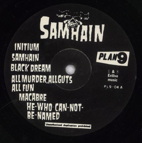 Samhain Initium vinyl LP album (LP record) US VD9LPIN892022