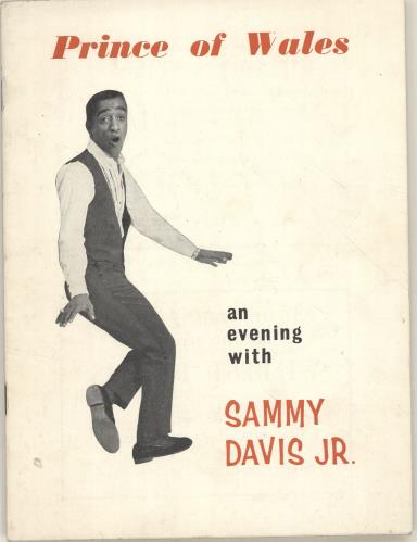 Sammy Davis Jr An Evening With Sammy Davis Jr. tour programme UK SJ5TRAN695976