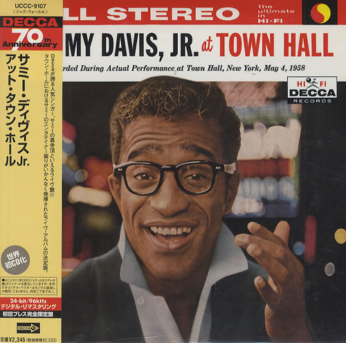 Sammy Davis Jr At Town Hall CD album (CDLP) Japanese SJ5CDAT428716